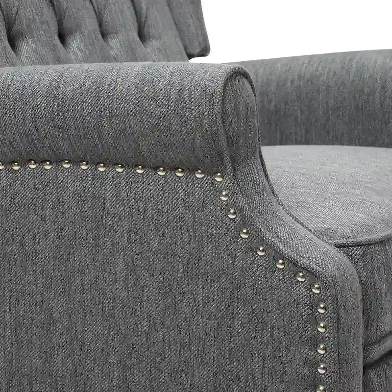 One And Half Seater Recliner, Adjustable Oversized Recliner with Wingback