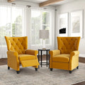 Modern Wingback Push Back Recliner Chair