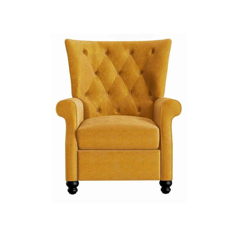 Modern Wingback Push Back Recliner Chair