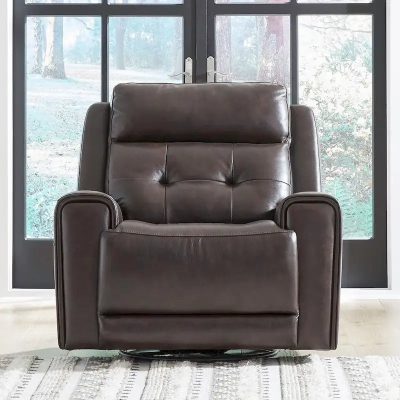 Leather Power Recliner