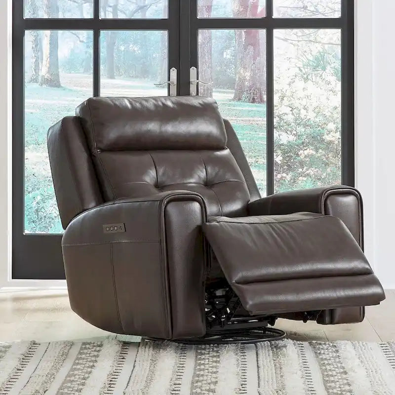 Leather Power Recliner