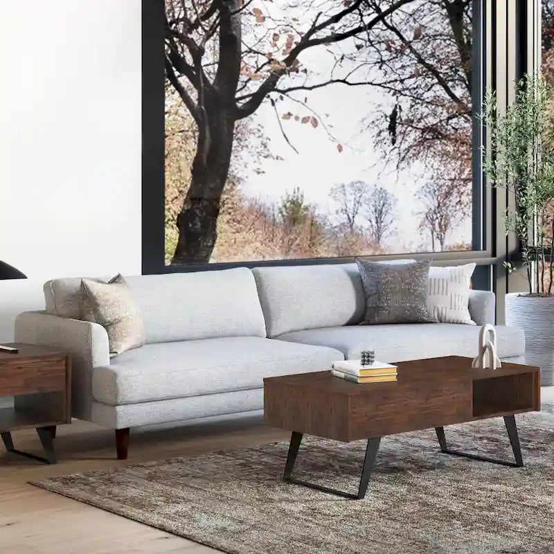 90 inch Wide Mid-Century Modern Sofa