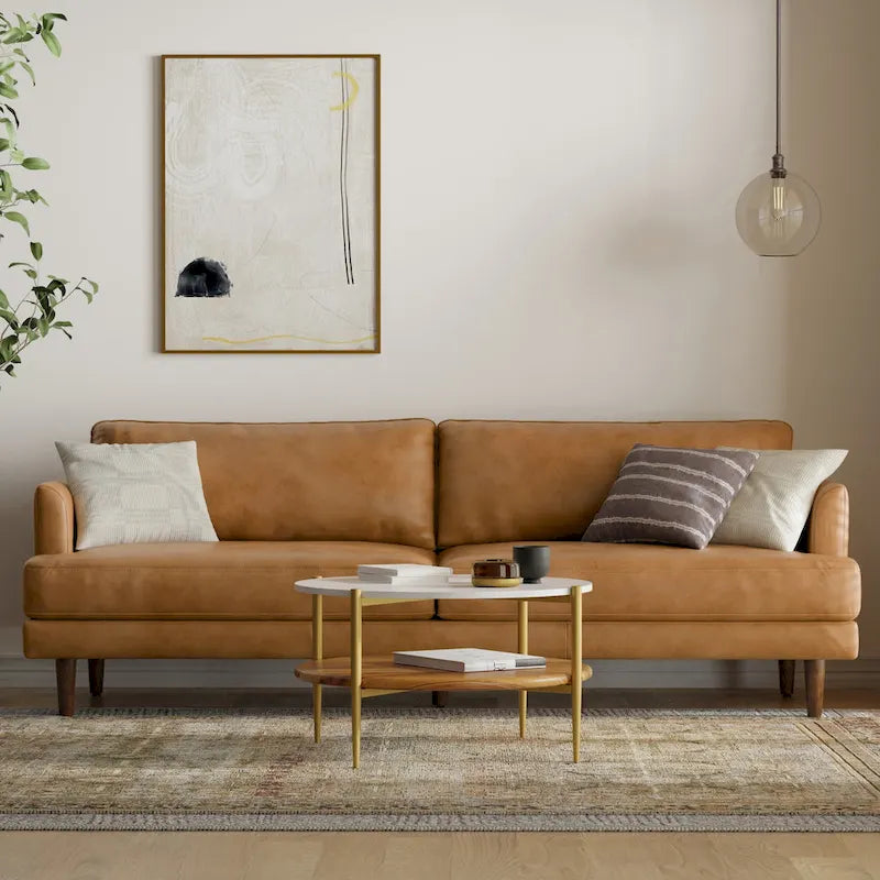 90 inch Wide Mid-Century Modern Sofa