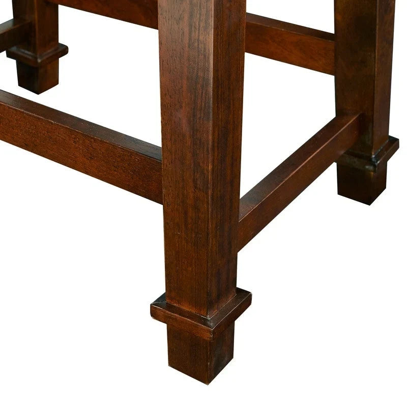 Black Faux Leather Backless 31.01-inch Bar Stool