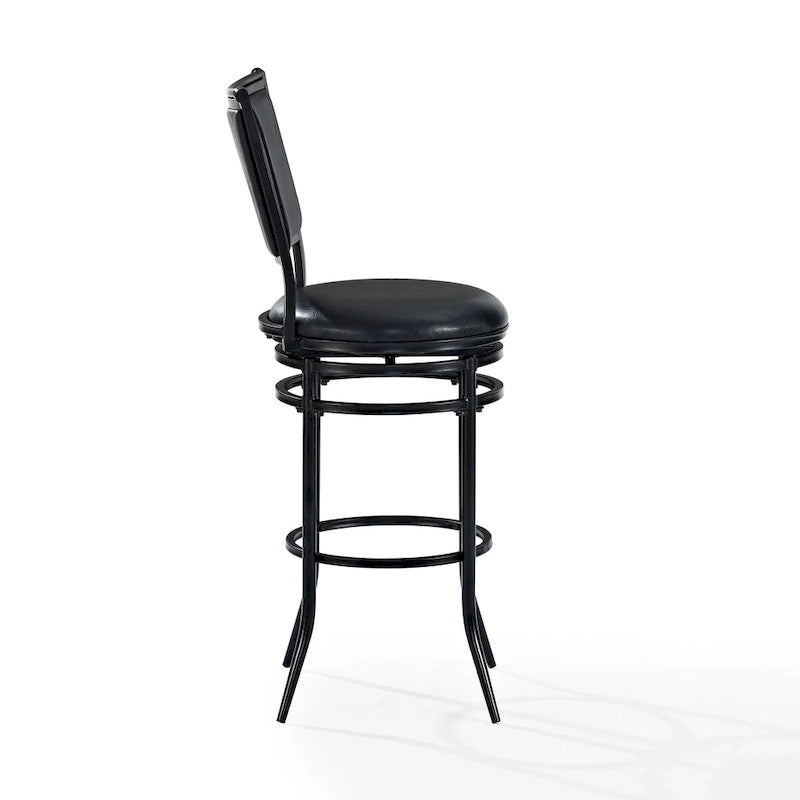 Black Swivel Bar Stool