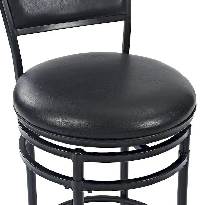 Black Swivel Bar Stool