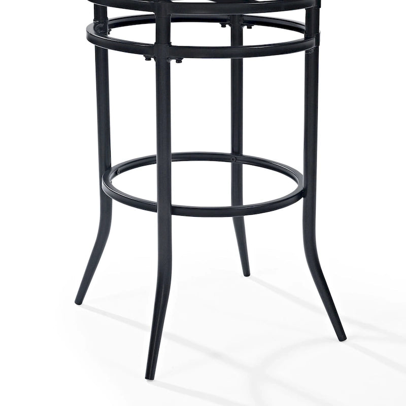 Black Swivel Bar Stool