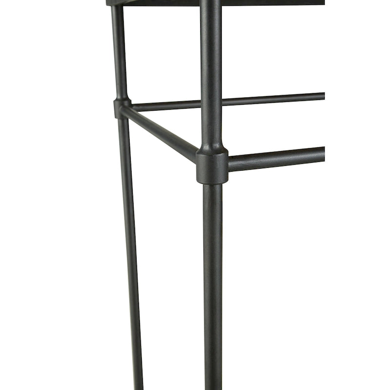 74 Inch Mango Solid Wood and Metal Sofa Console Table - 74 x 14 x 35.5 inches