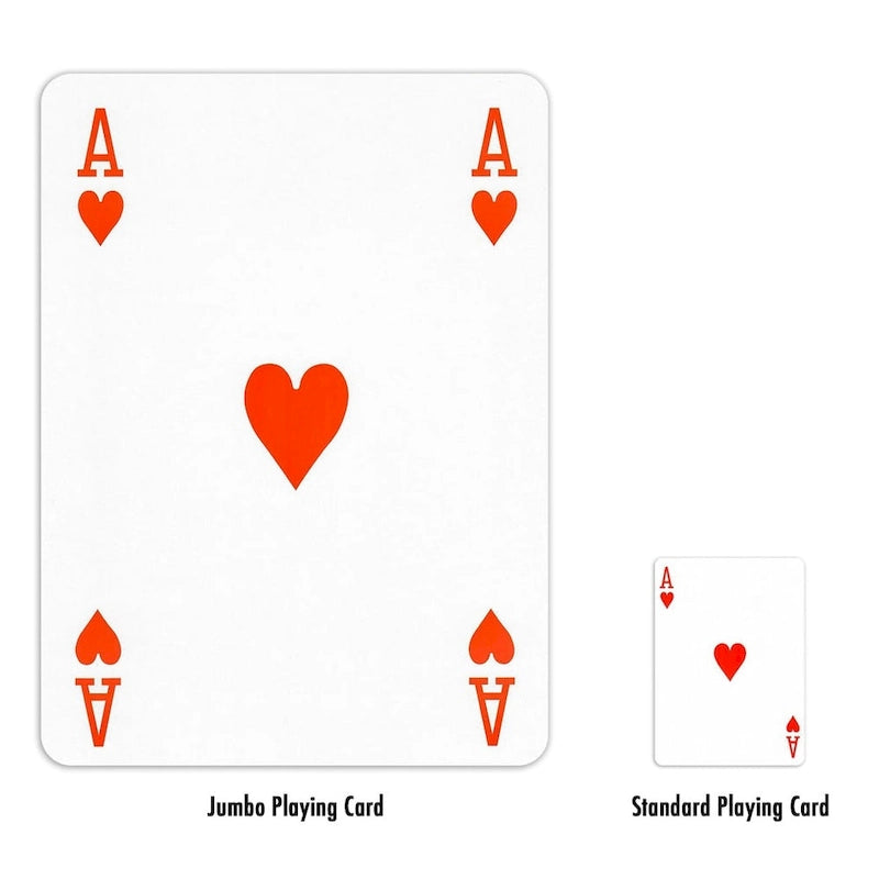 8x11 Super Jumbo Playing Cards, Giant Playing Card Deck, Oversize Large Huge Playing Cards for All Ages
