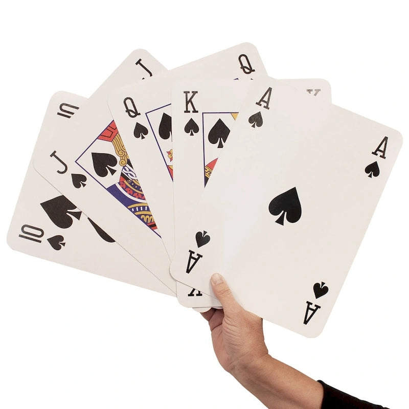 8x11 Super Jumbo Playing Cards, Giant Playing Card Deck, Oversize Large Huge Playing Cards for All Ages