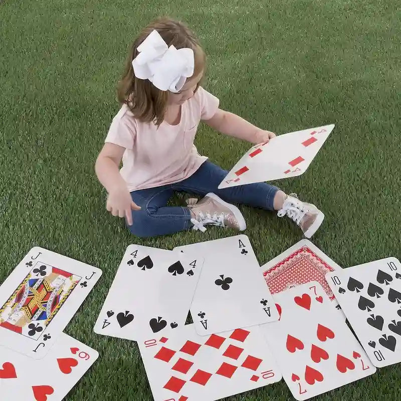 8x11 Super Jumbo Playing Cards, Giant Playing Card Deck, Oversize Large Huge Playing Cards for All Ages