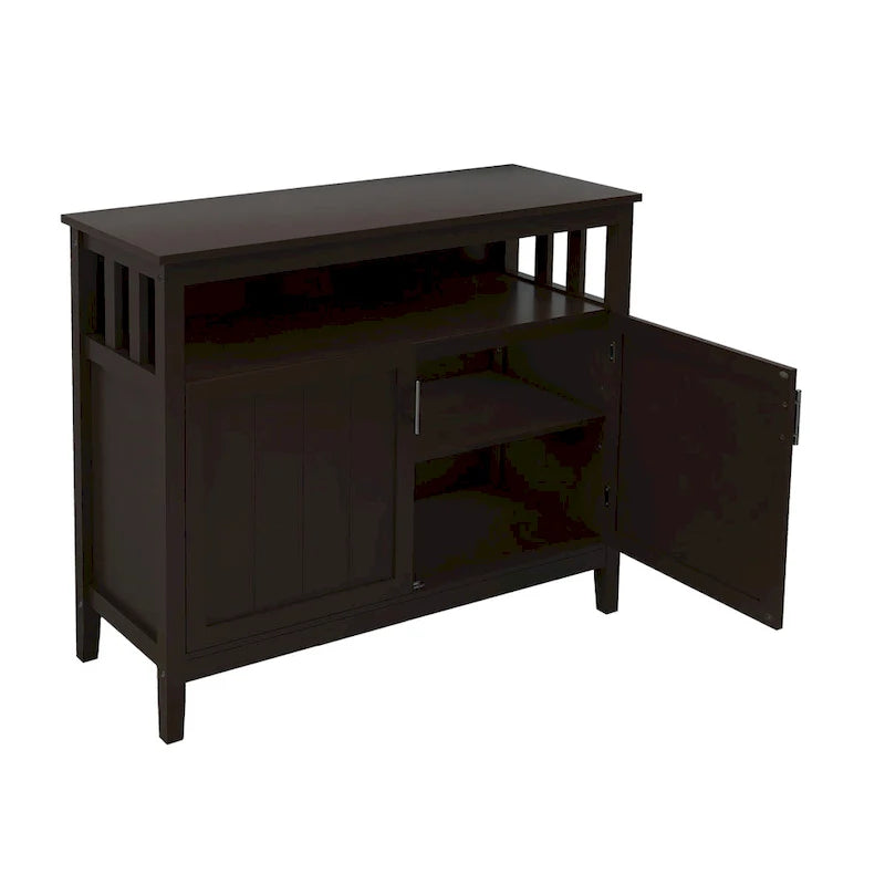 Kitchen Storage Sideboard with 2 Shelves