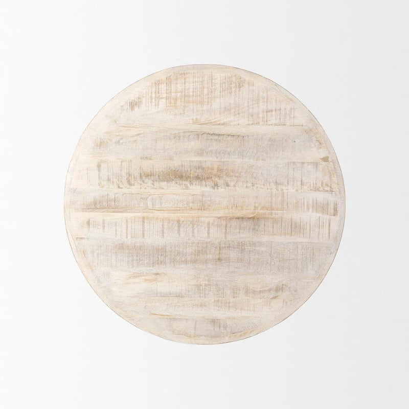 Blonde Solid Wood 36 Round Coffee Table - 36L x 36W x 16H