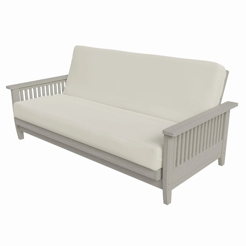 Full Futon Frame with Wall Hugger Technology, Mid-Century Modern