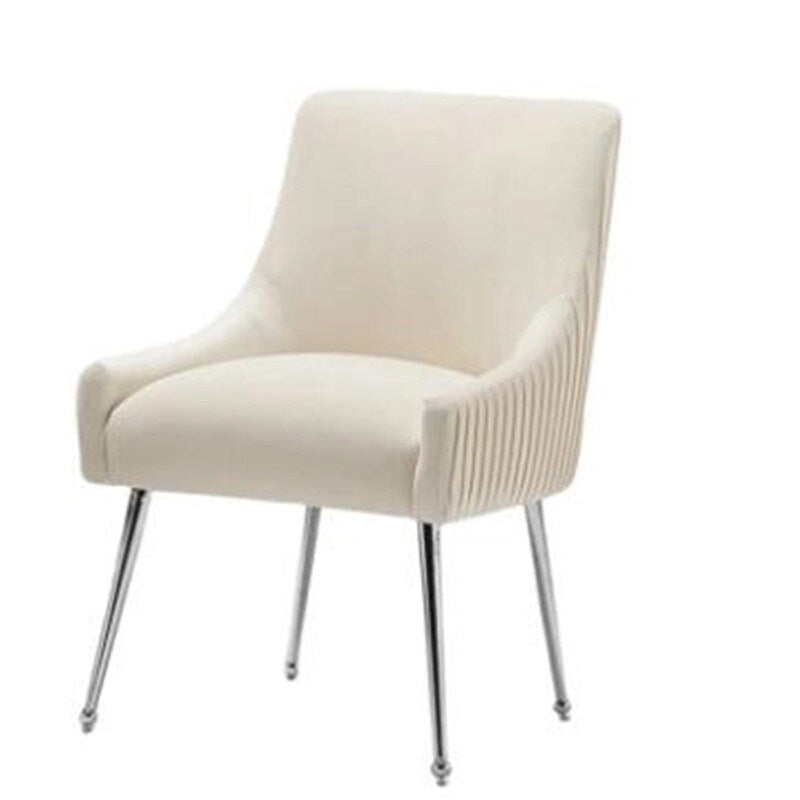 Modern Glam Velvet Dining Chair Set of 8 for Dining Room, Tufted Vanity Chair for Living Room (no table)